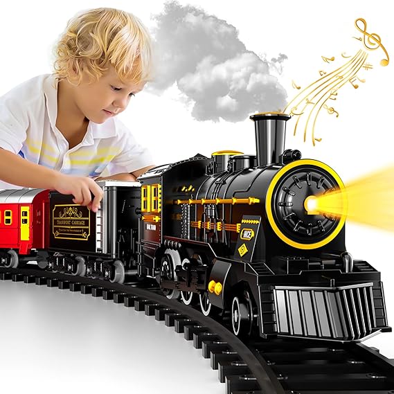 Kerst Express - Elektrisk Tågset för Magiska Högtider
