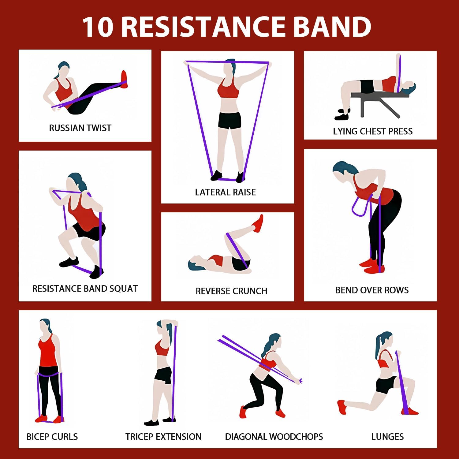 PowerBand Set – Resistance Bands for Strength Training