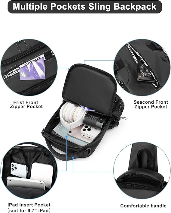 UrbanLite - Stylish Crossbody Backpack for Days in the City