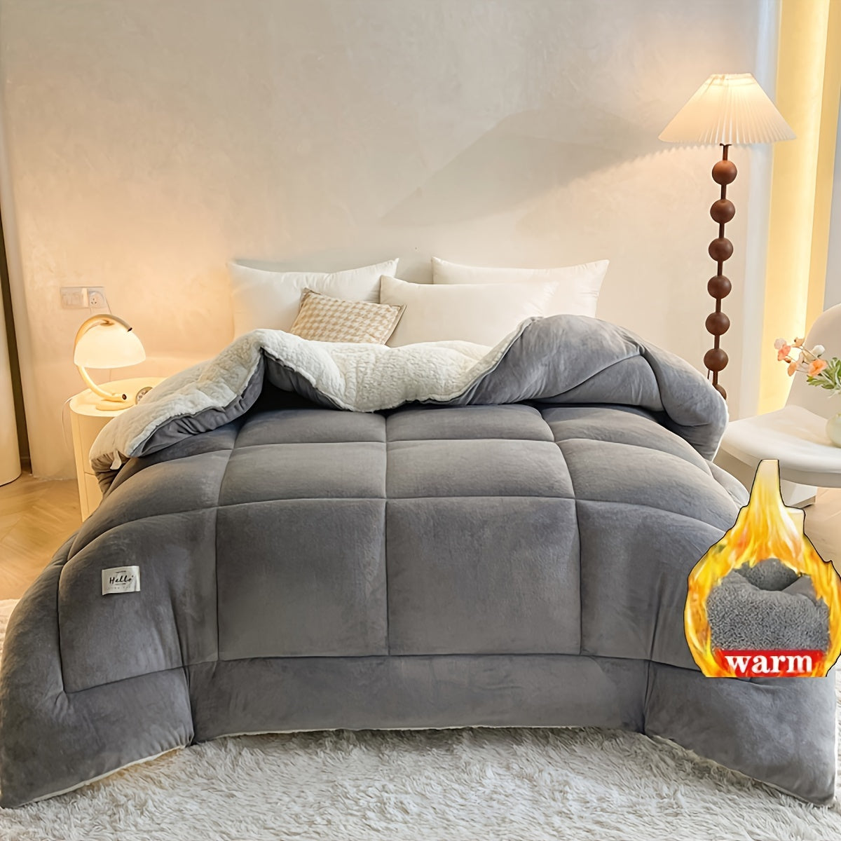 Stylish Cabin Sherpa Fleece Blanket – Ultimate Comfort &amp; Warmth