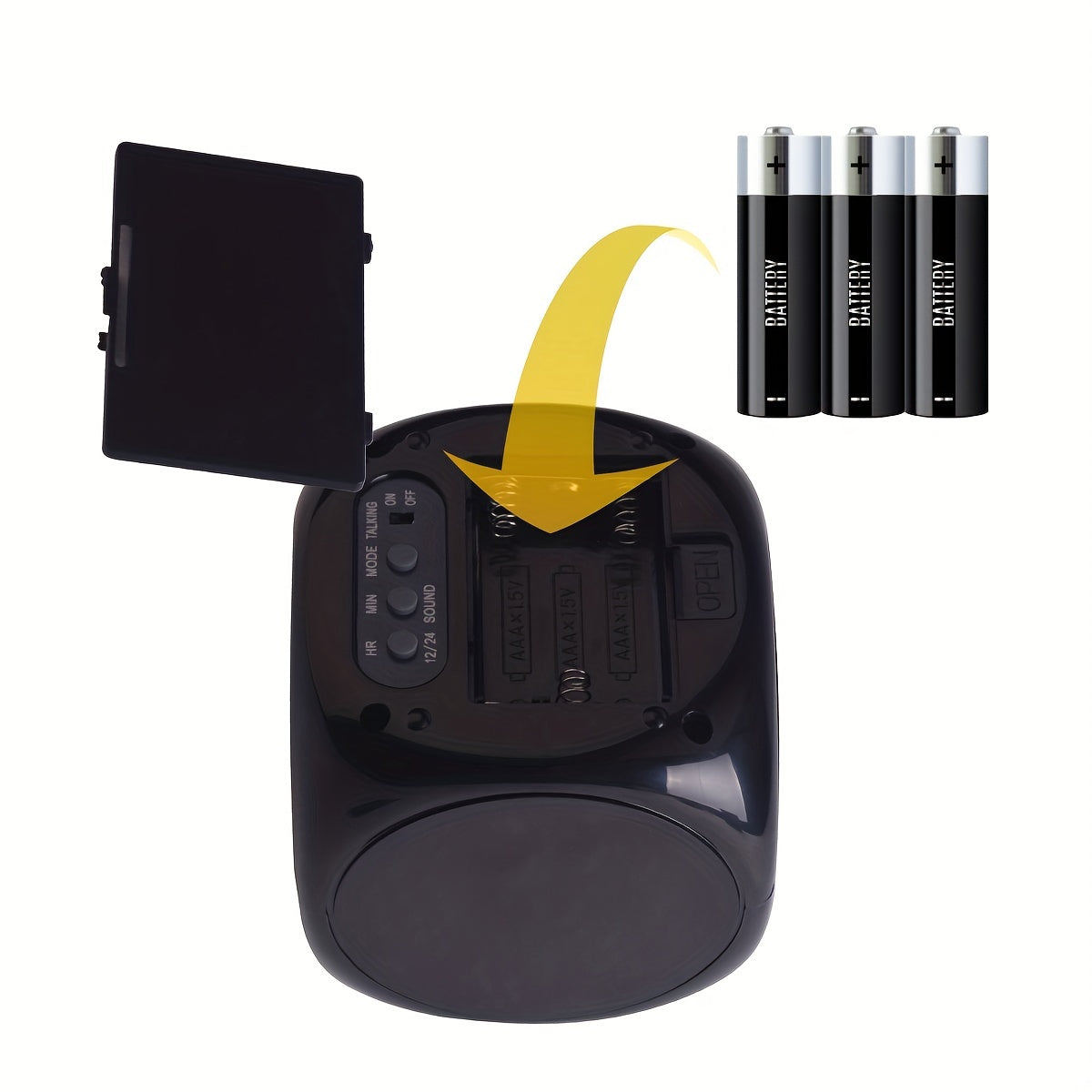 TimeCast Clock - Modern LCD Projector Alarm Clock