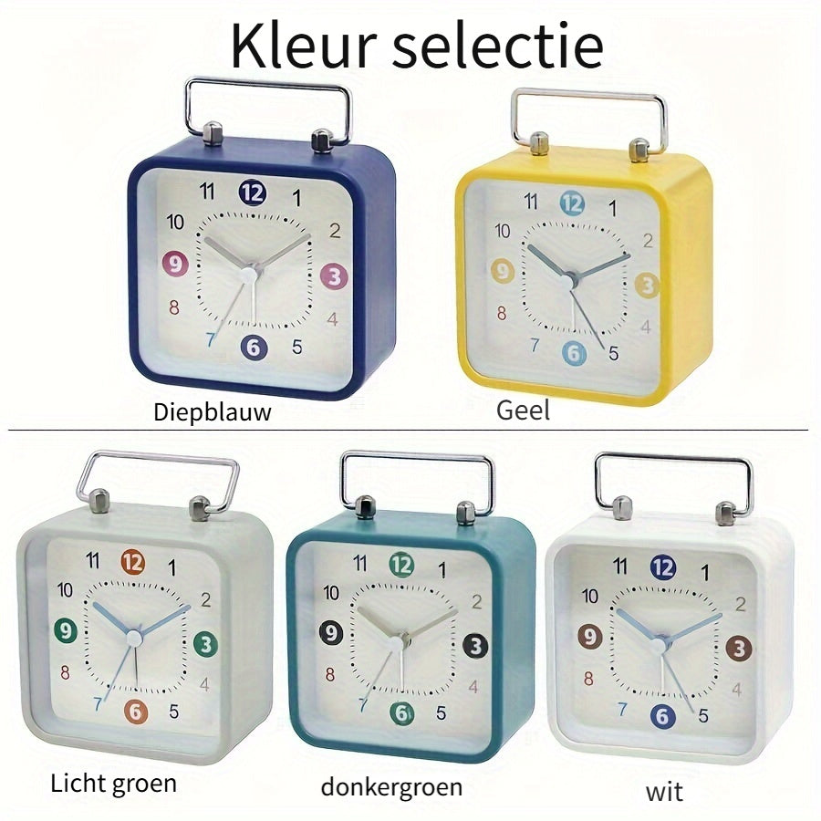 TimeCube Clock - Stylish Square Alarm Clock with Night Light
