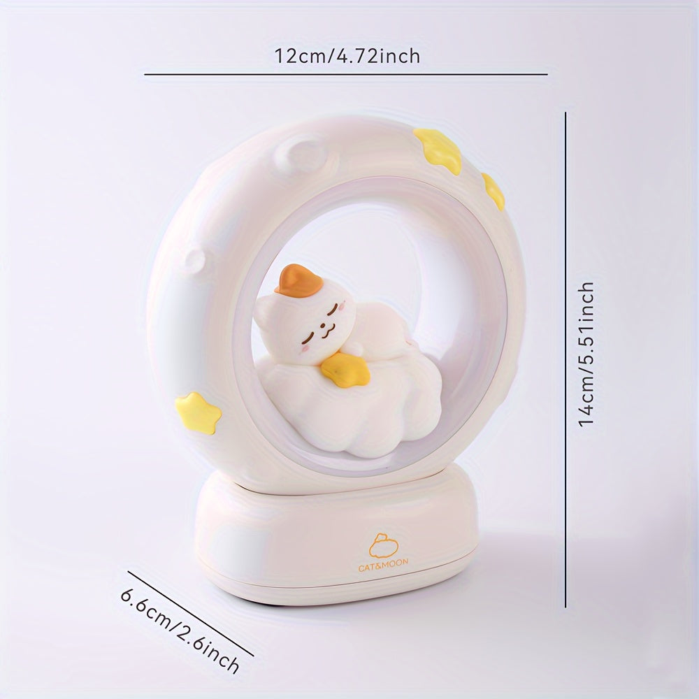 SleepyCat Lampa - Dimbart USB Katt Nattljus