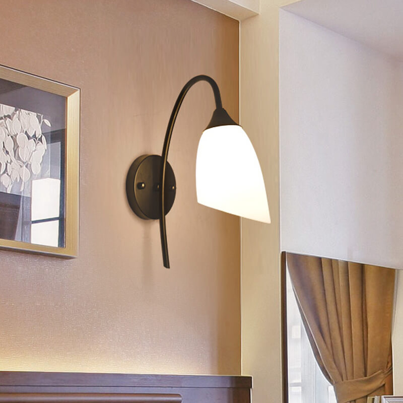 GloeiGlow – Modern Klockformad Vägglampa med Justerbar Arm