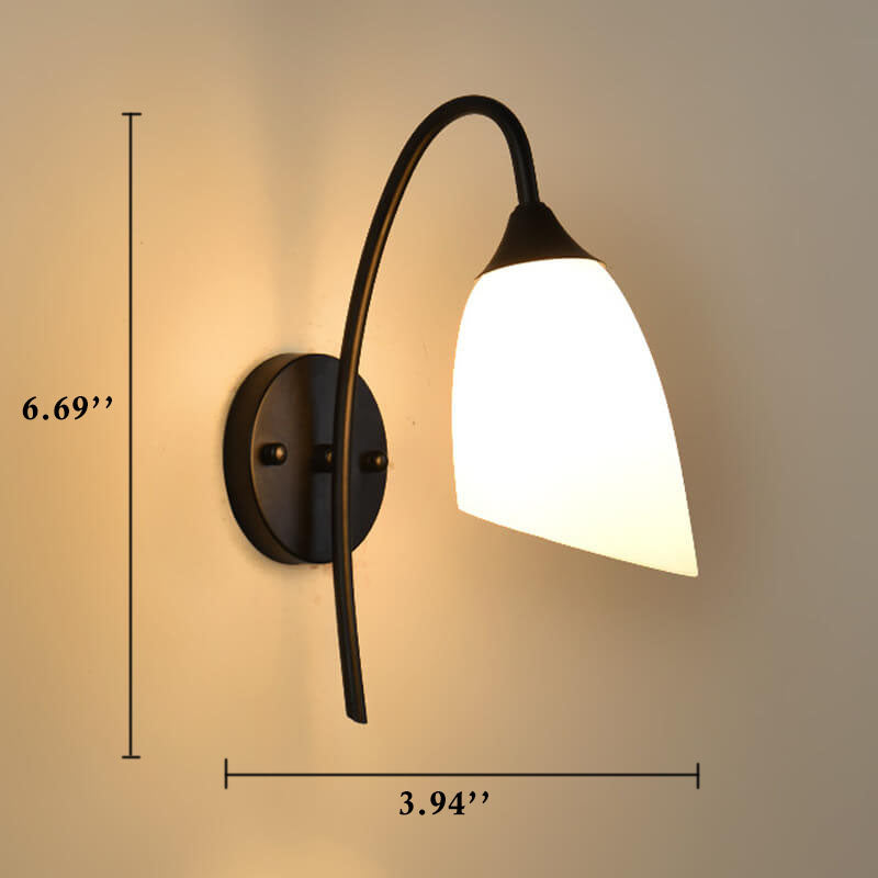 GloeiGlow – Modern Klockformad Vägglampa med Justerbar Arm