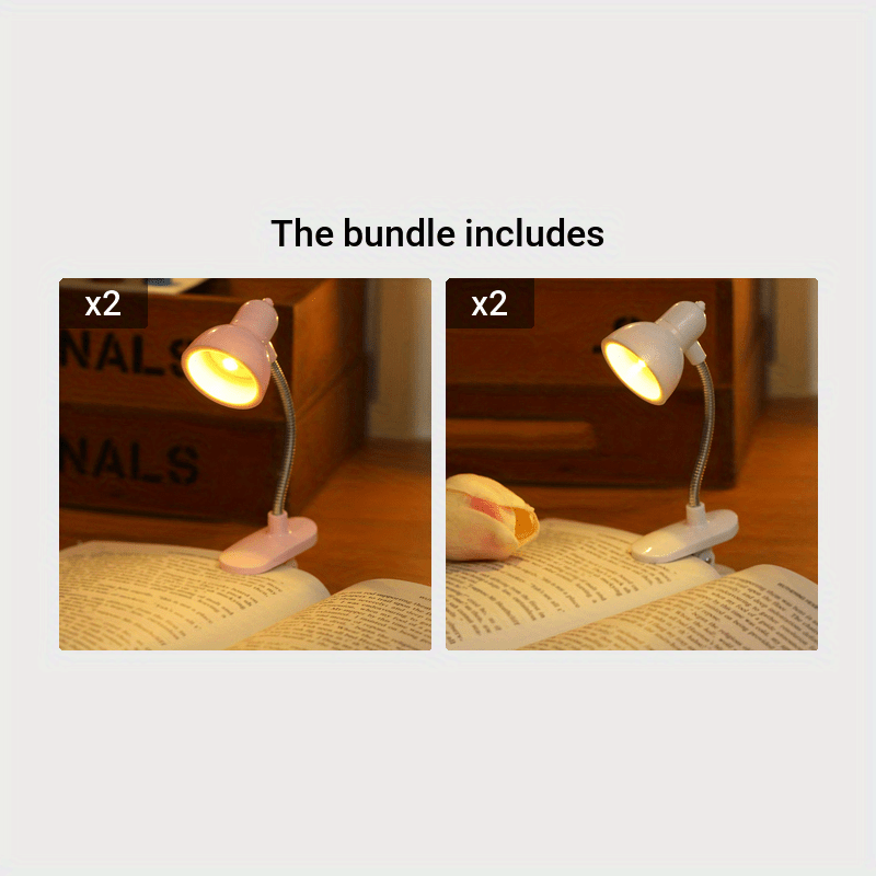 MiniGlow Lamp - Portable Clip-On Light for Reading