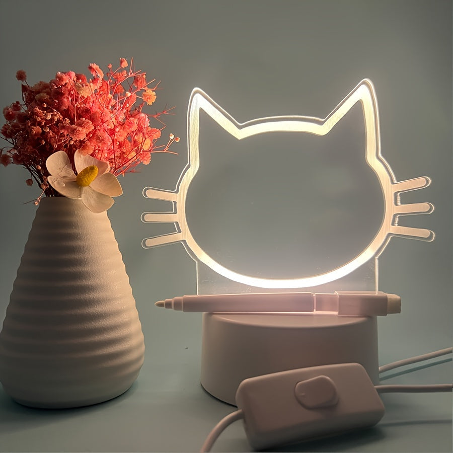 WriteLight Lamp - Creative LED Night Light with Writing Option