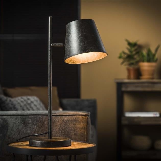 SiennaLampa - Stylish Table Lamp in Anthracite for Every Room