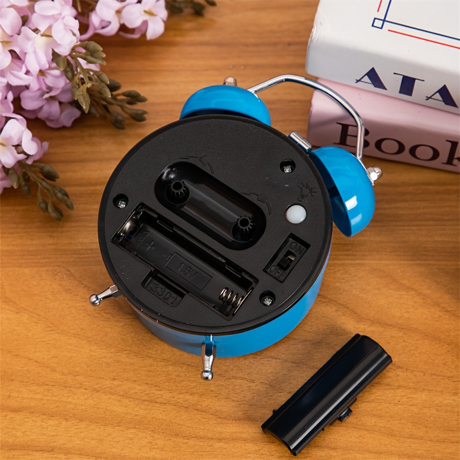 ChimeVintage Wake Up - Classic Alarm Clock with LED Night Light