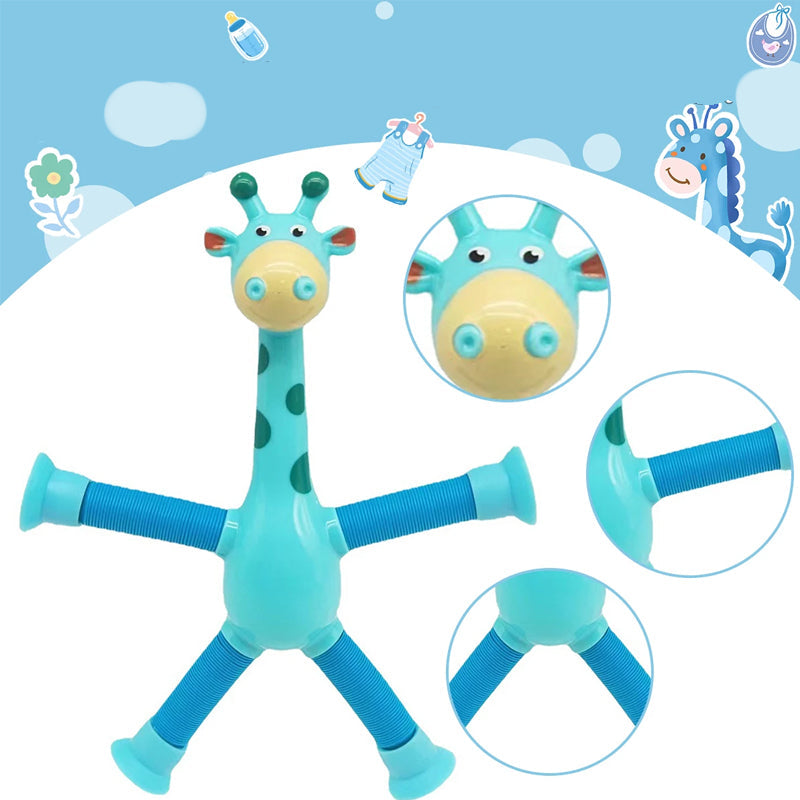 StretchGiraffe - Flexible Suction Cup Toy for Kids
