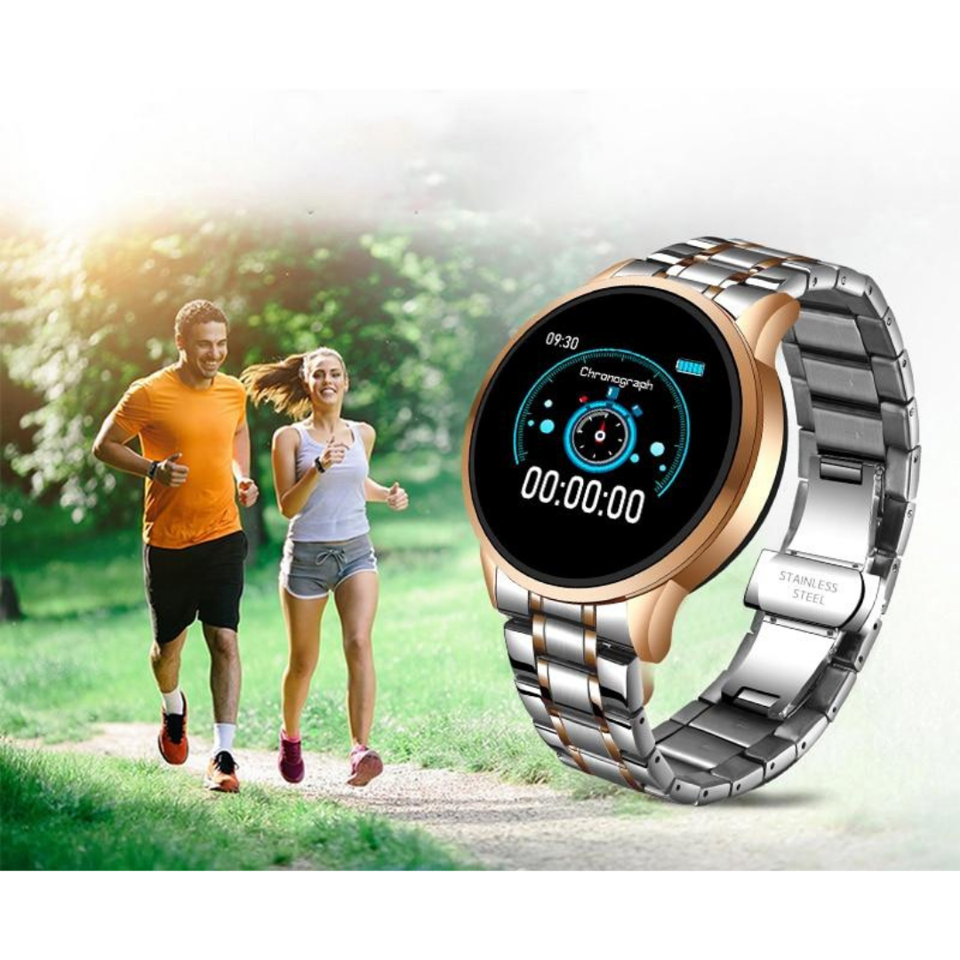 TimelessTrack – Elegant Smartwatch with Smart Features
