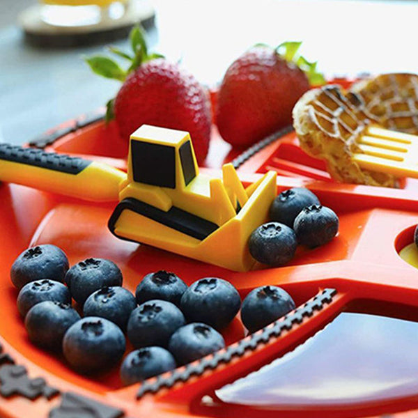ConstructoFork - Large Children's Cutlery Set for Construction