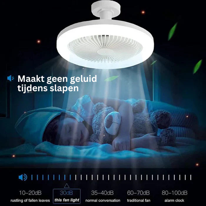 CoolLight Ceiling Fan - Stylish Fan with LED Lighting