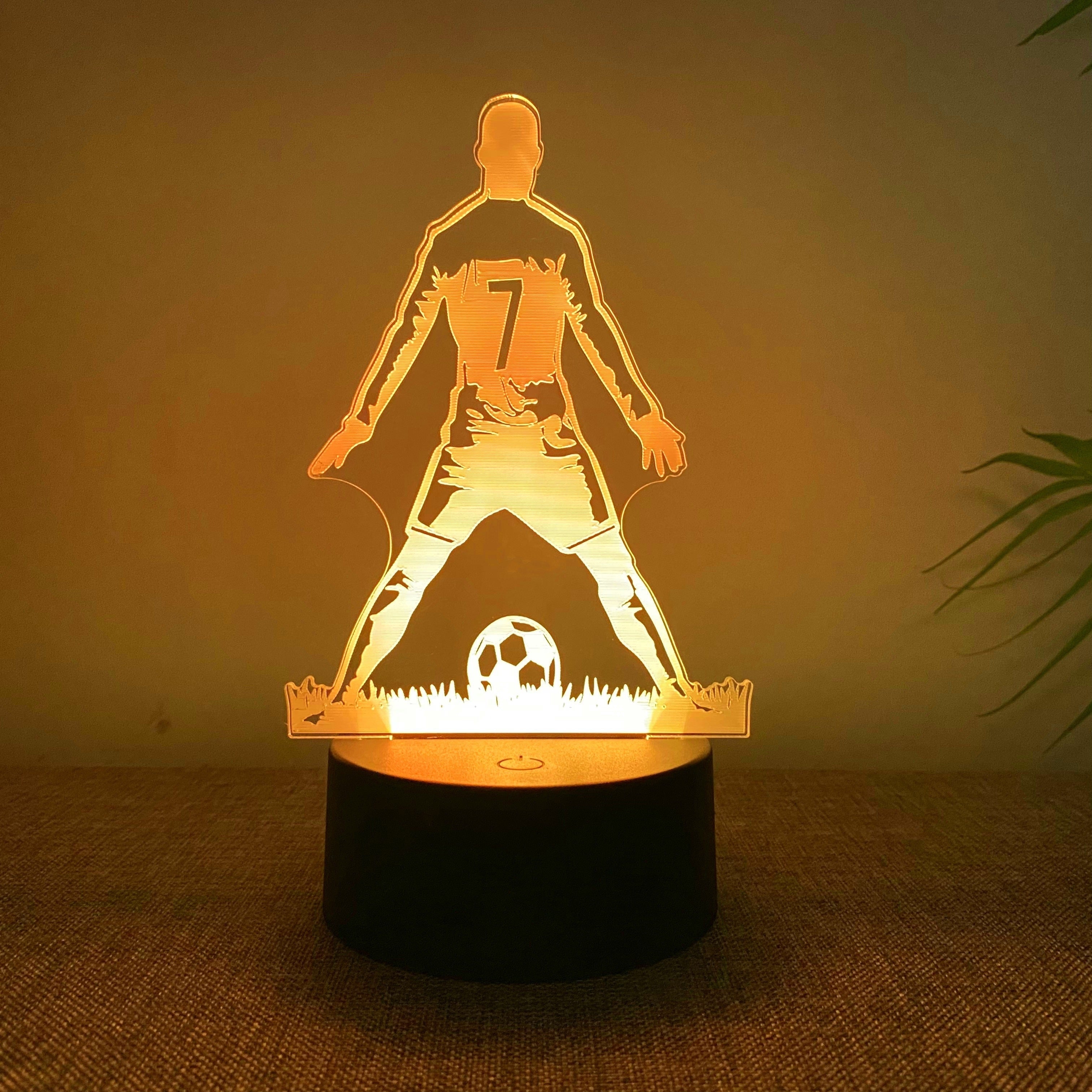 SportGlow – 3D Football Player LED Mood Light with Color Change