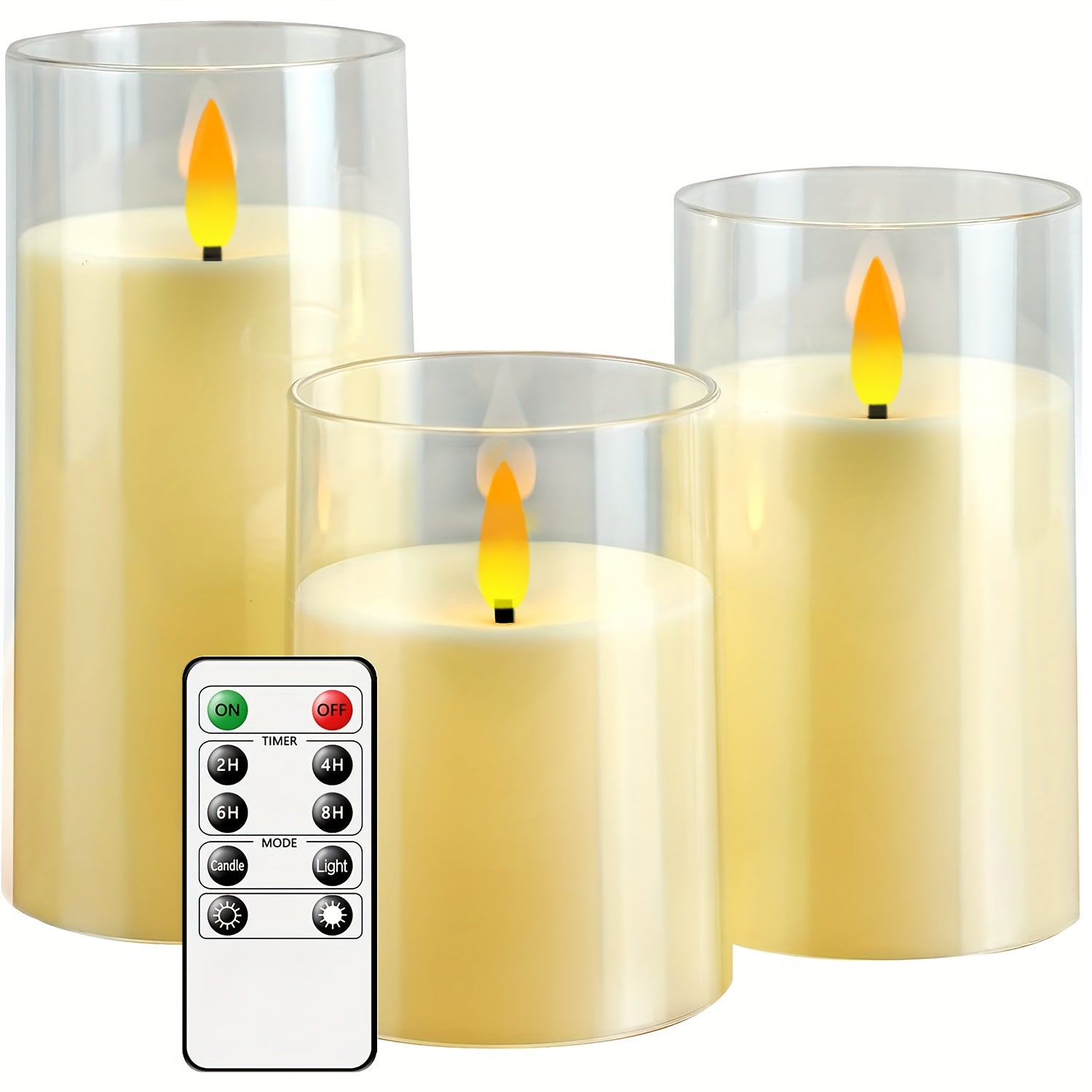 FlamelessGlow - Magical LED light set with remote control