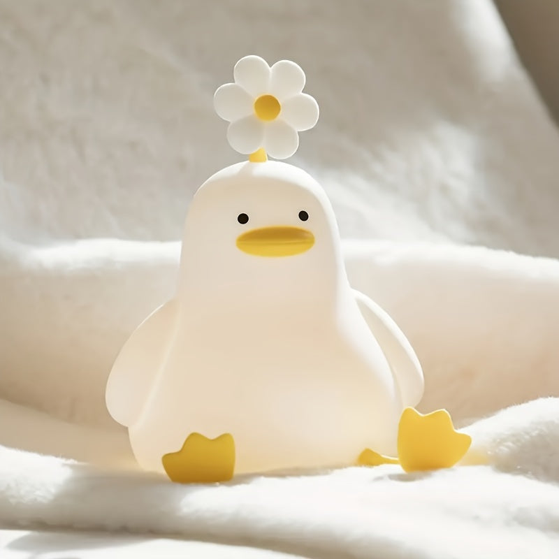 BloomDuck – Dimmable Silicone Night Light with Folding Function