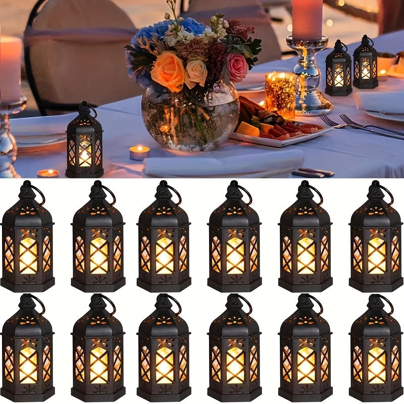 LuxeGlow Lanterns – Rustic LED Set for Party Lighting