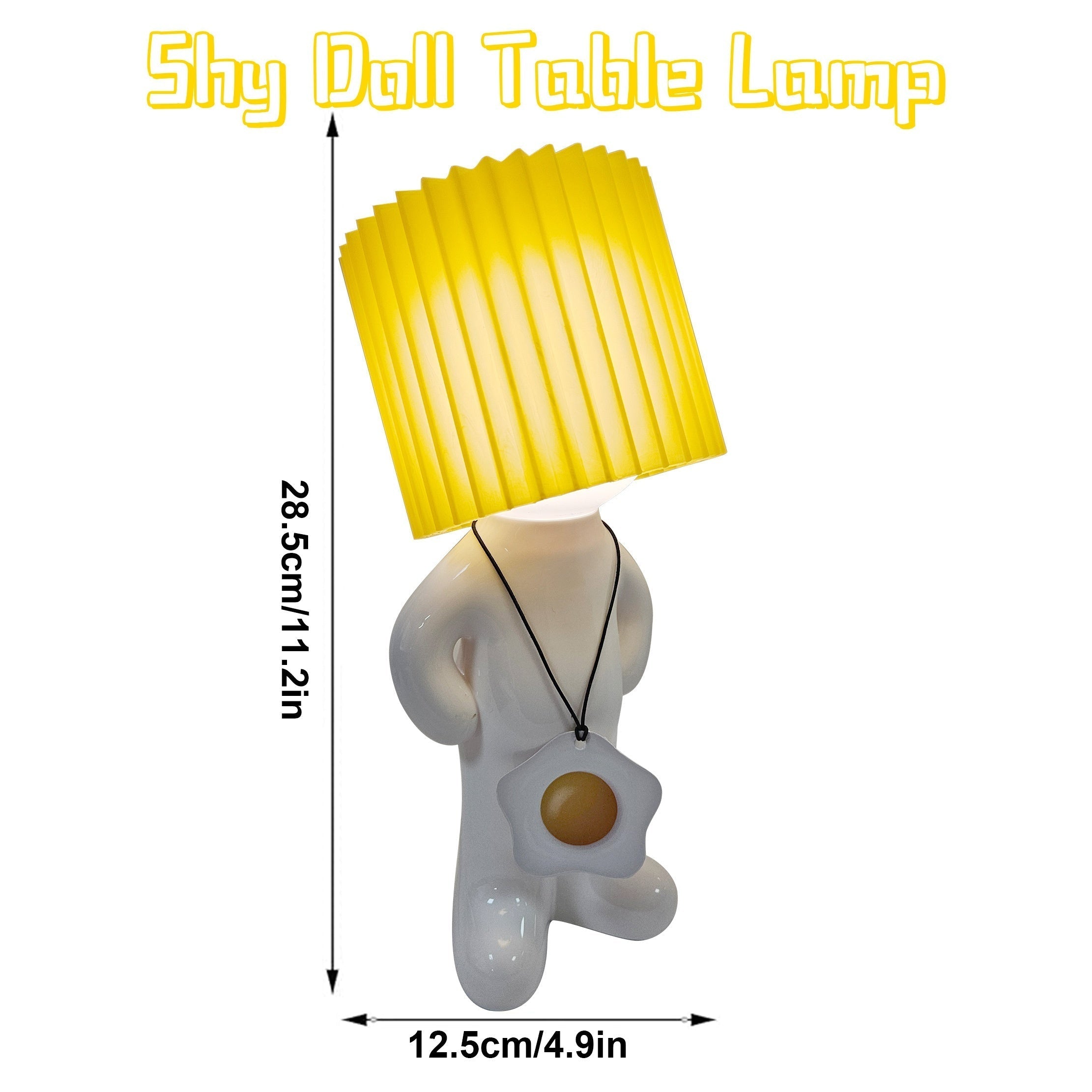 GlowCraft Lamp - Dimmable Acrylic LED with Push Button