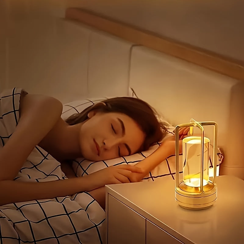 LumiCrystal - Rechargeable LED Crystal Table Lamp