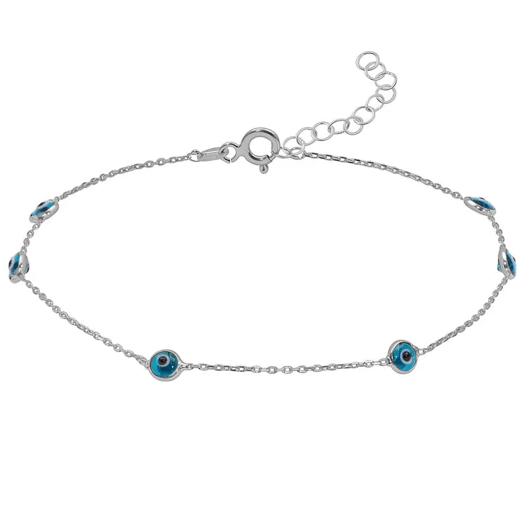 Zahira Multicolor Eye-Catching Anklet