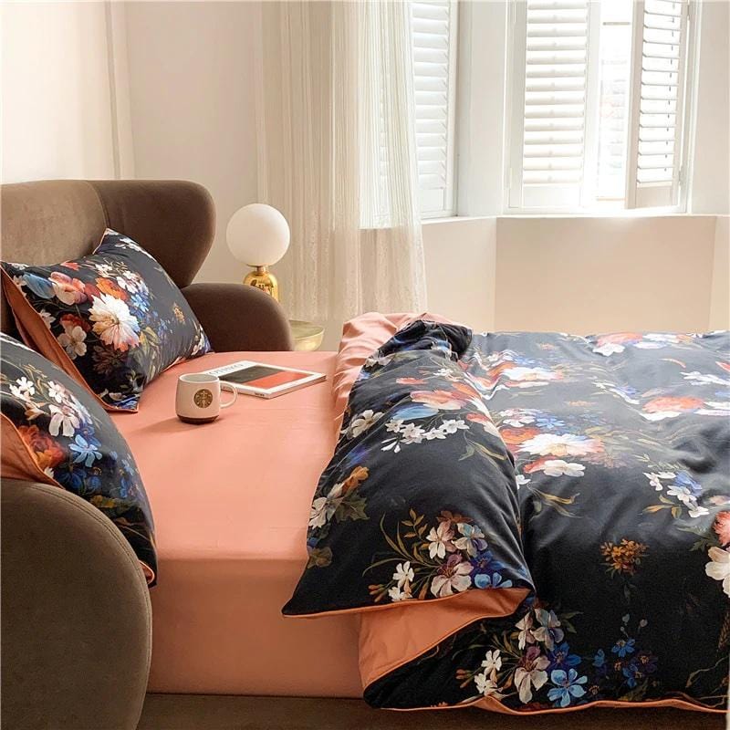 Bouquet - Luxurious Egyptian Cotton Duvet Cover Set