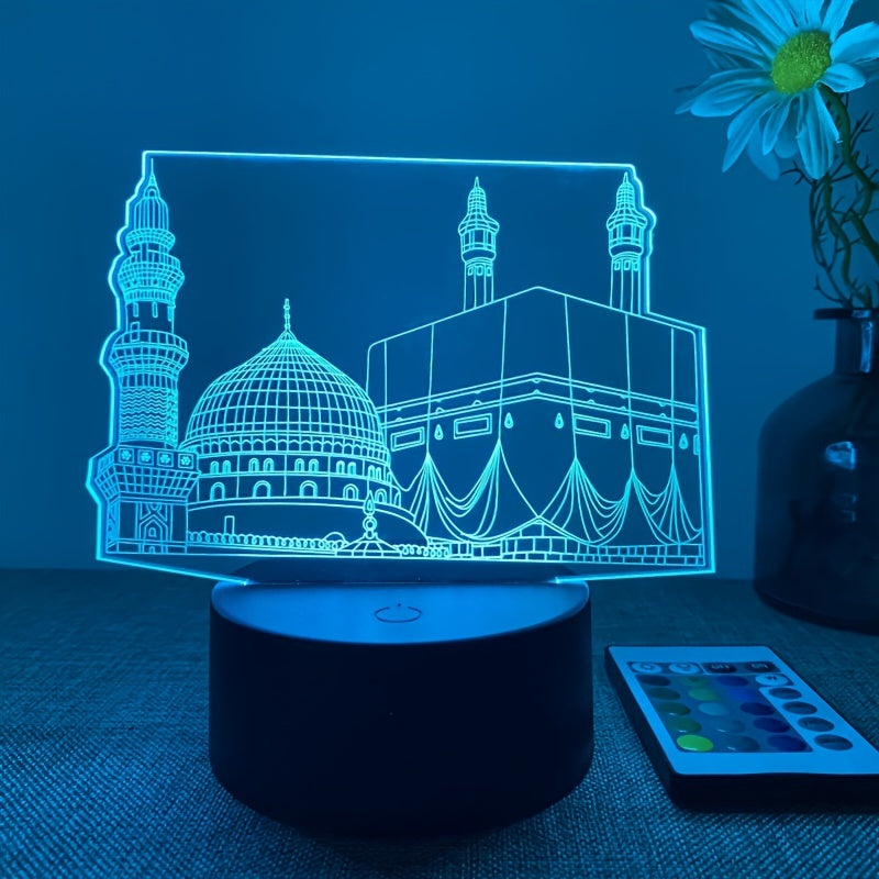 GlowSphere Lamp – 3D Night Light with Remote Control