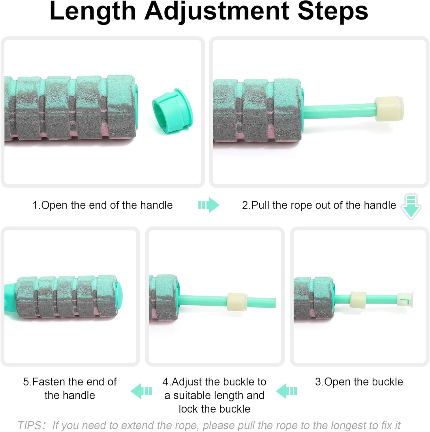 AdjustFit - Wireless Guided Jump Rope for Fitness