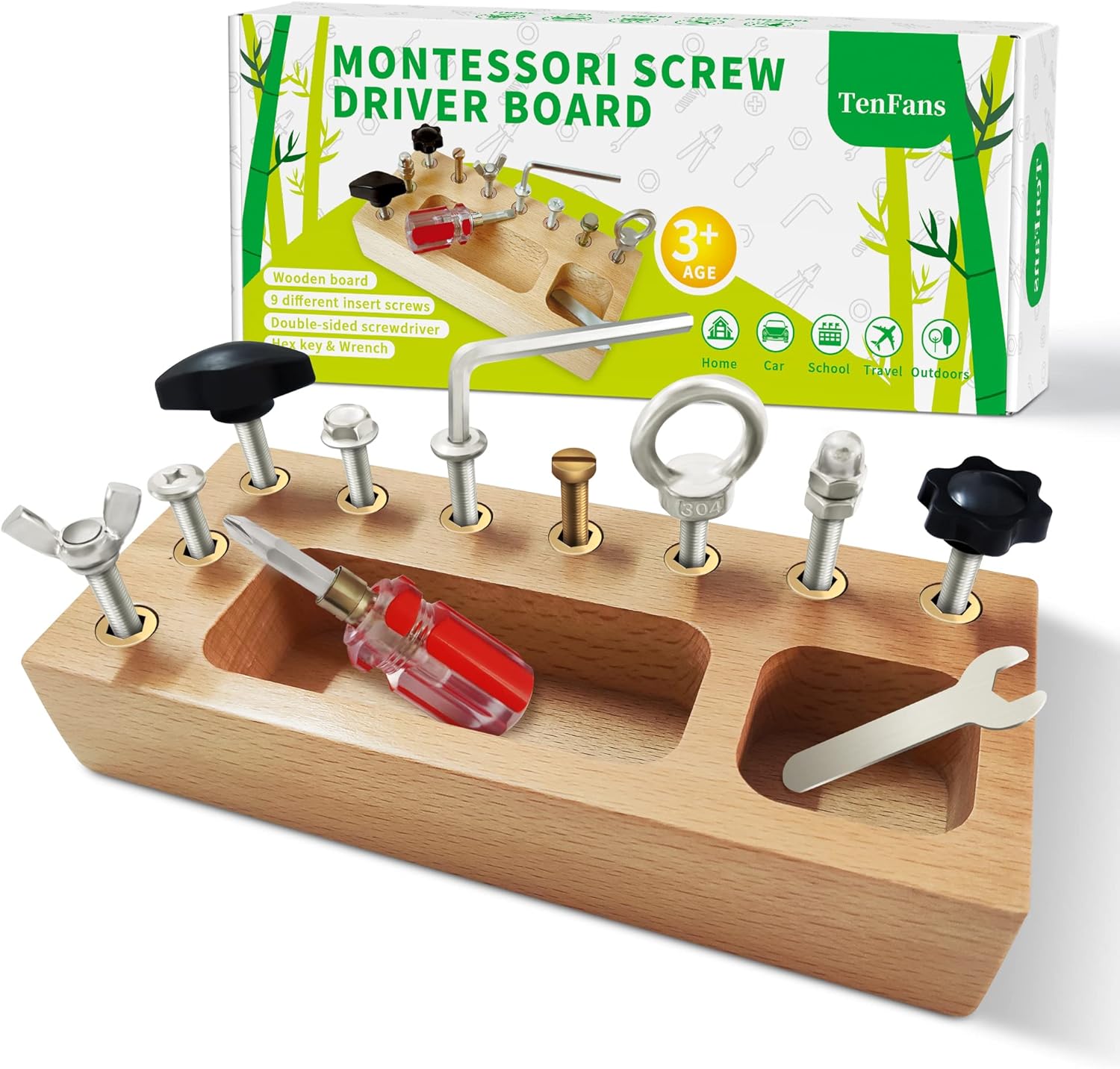 Busy Board Toy - Educational Montessori Playboard for Creative Children