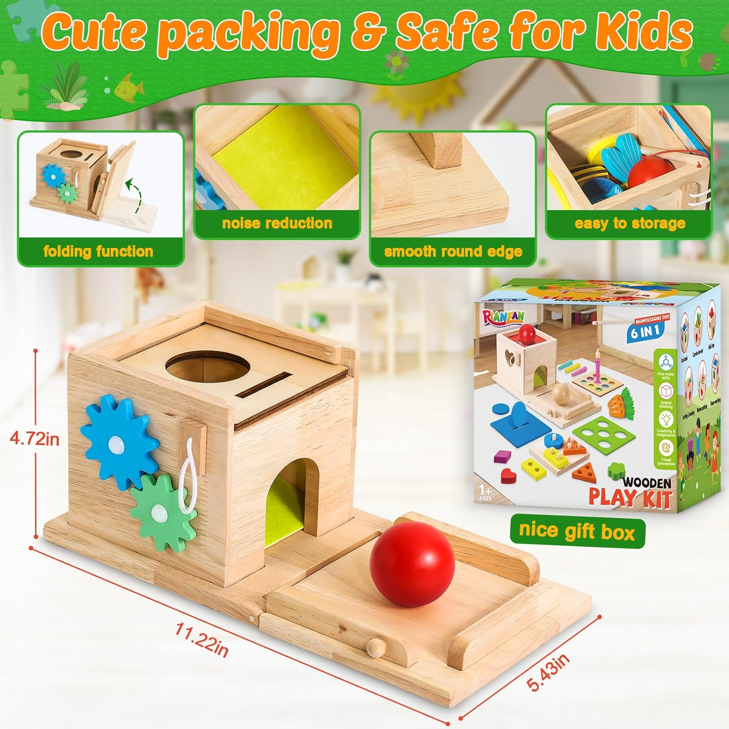 Educational Baby Meal Set - Educational Playset for Growing Babies
