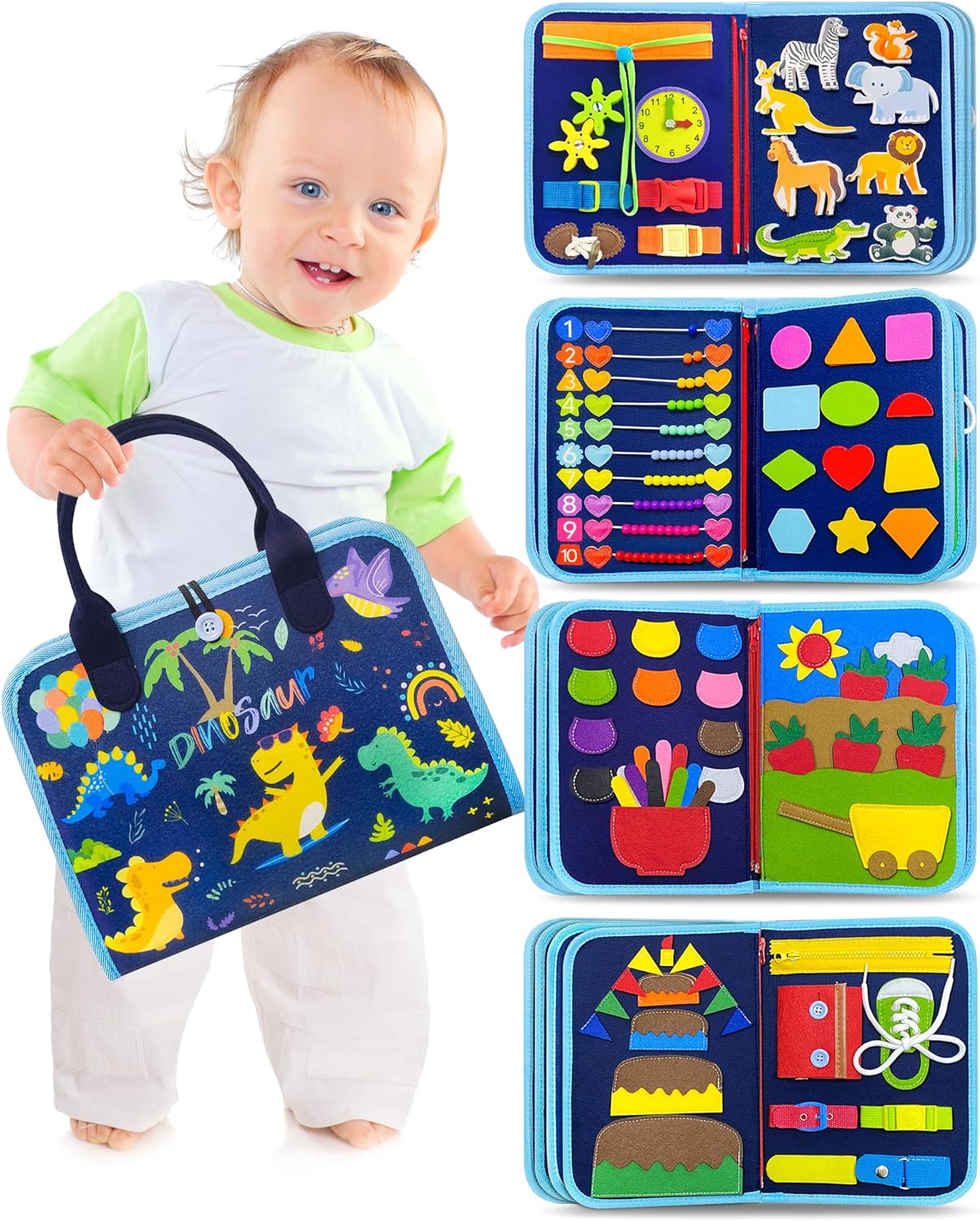 Interactive Blue Play Table for Kids - Learning and Fun for Little Ones
