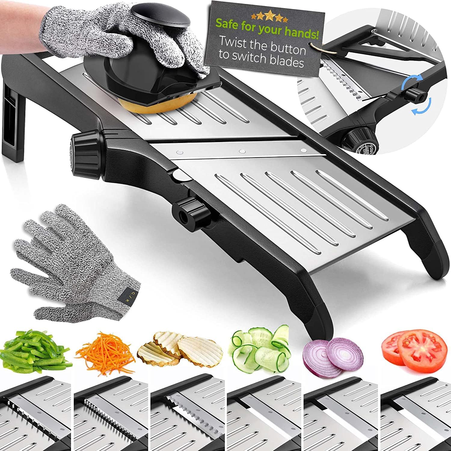 SlicerPro – Safety set with cut-resistant gloves