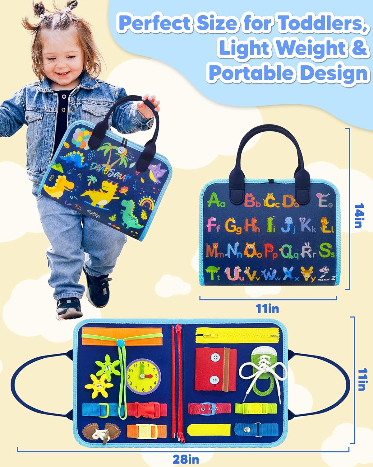 Interactive Blue Play Table for Kids - Learning and Fun for Little Ones