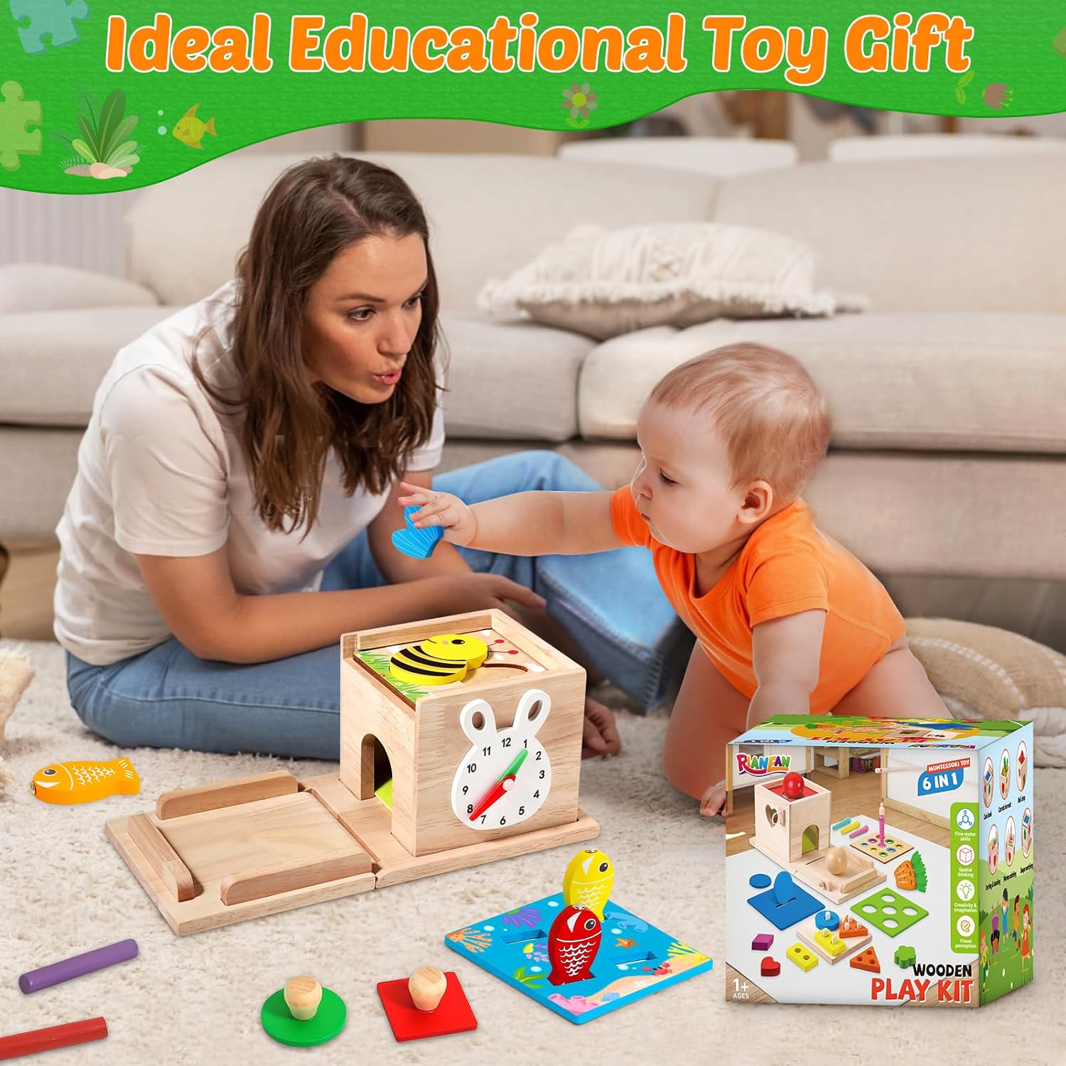 Educational Baby Meal Set - Educational Playset for Growing Babies