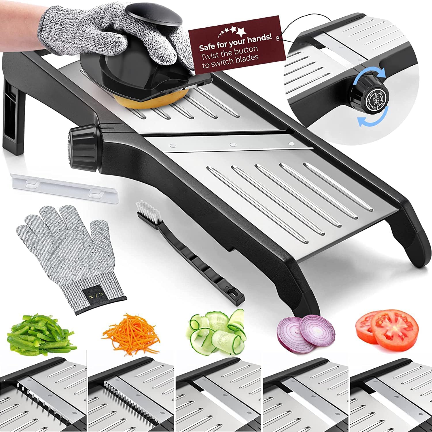 SlicerPro – Safety set with cut-resistant gloves