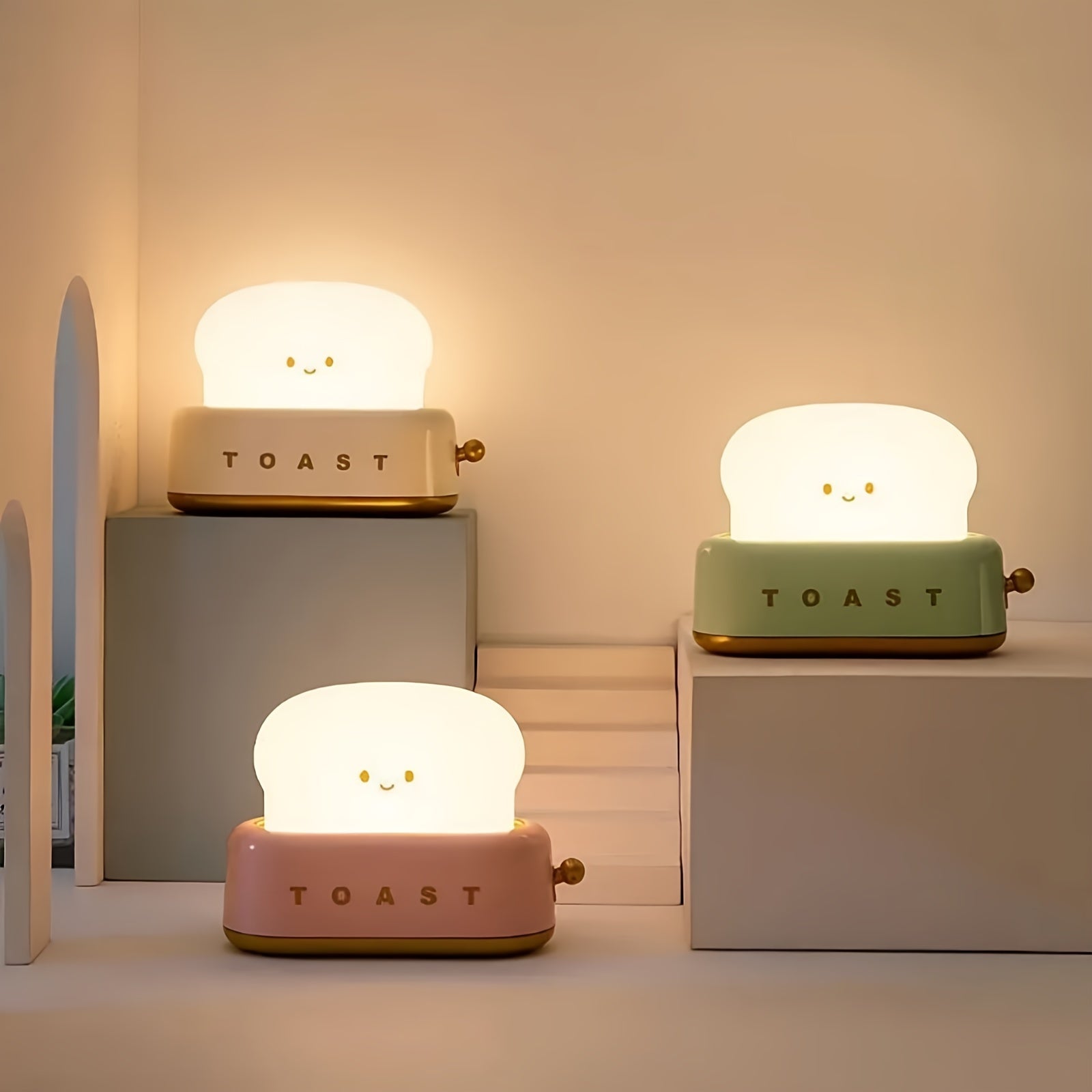 LumiToast - USB LED Table Lamp with Warm Glow