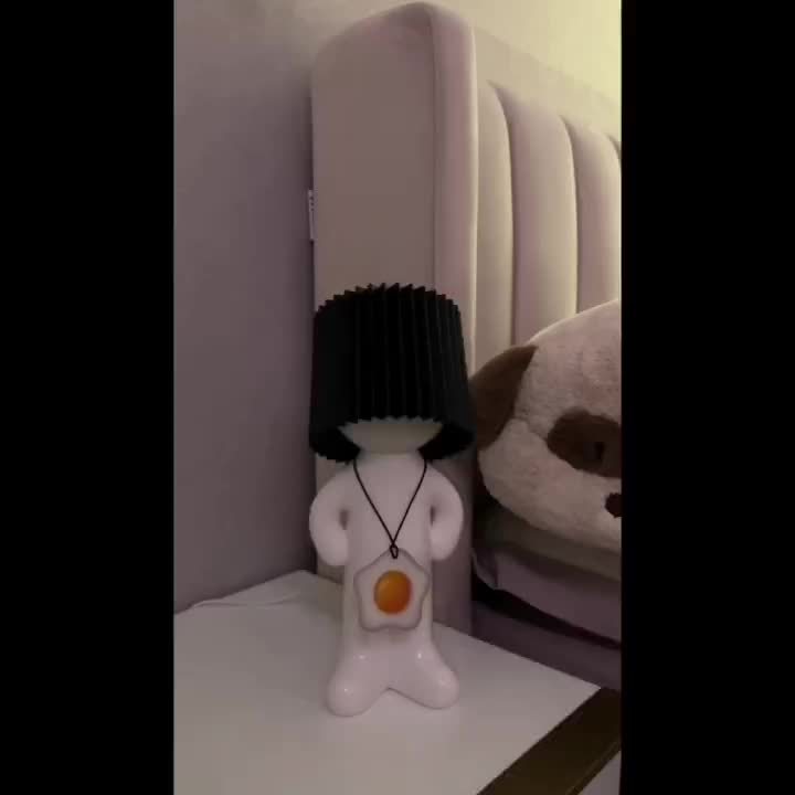 GlowCraft Lamp - Dimmable Acrylic LED with Push Button