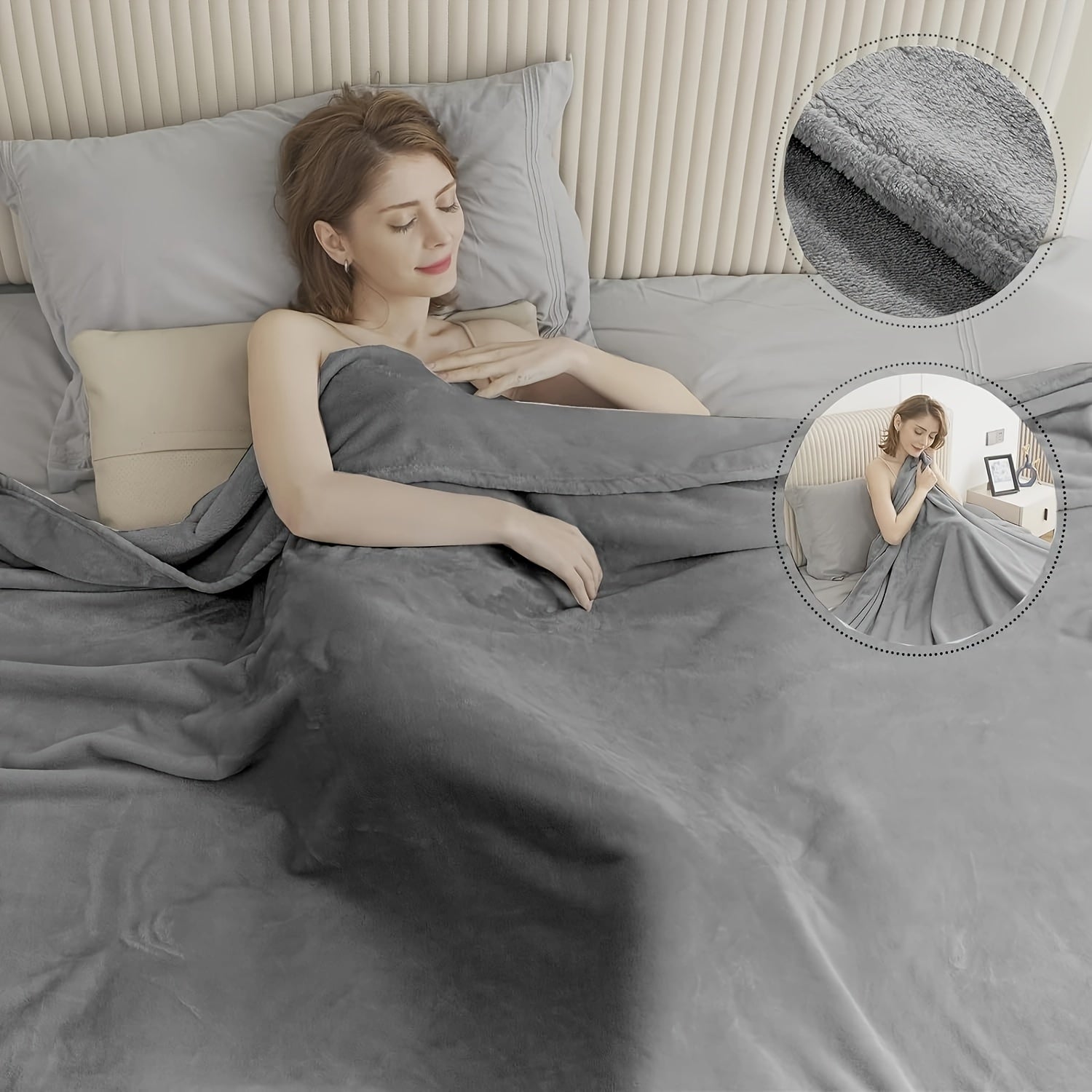 UltraSoft Fleece Blanket – Luxurious Reversible for All Seasons