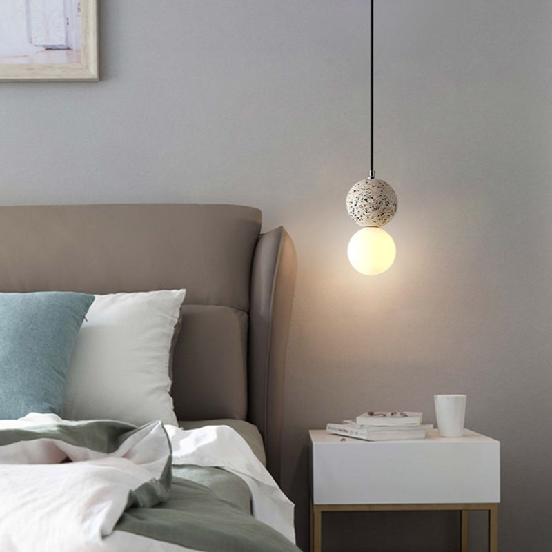 Aurora Glow - Luxurious LED Pendant Lamp in Black/White