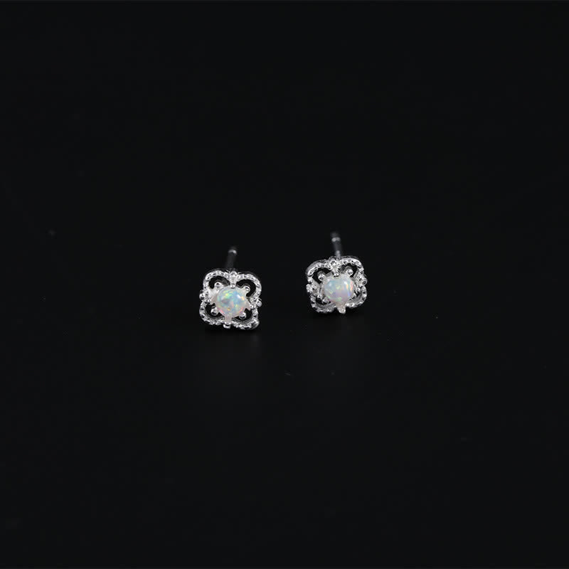 Charming Vintage Earrings with Opal - Seraphina Collection 