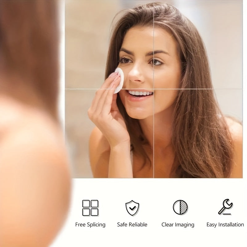 AcrylicSafe Mirror Set – Stylish and Break-Proof Mirrors