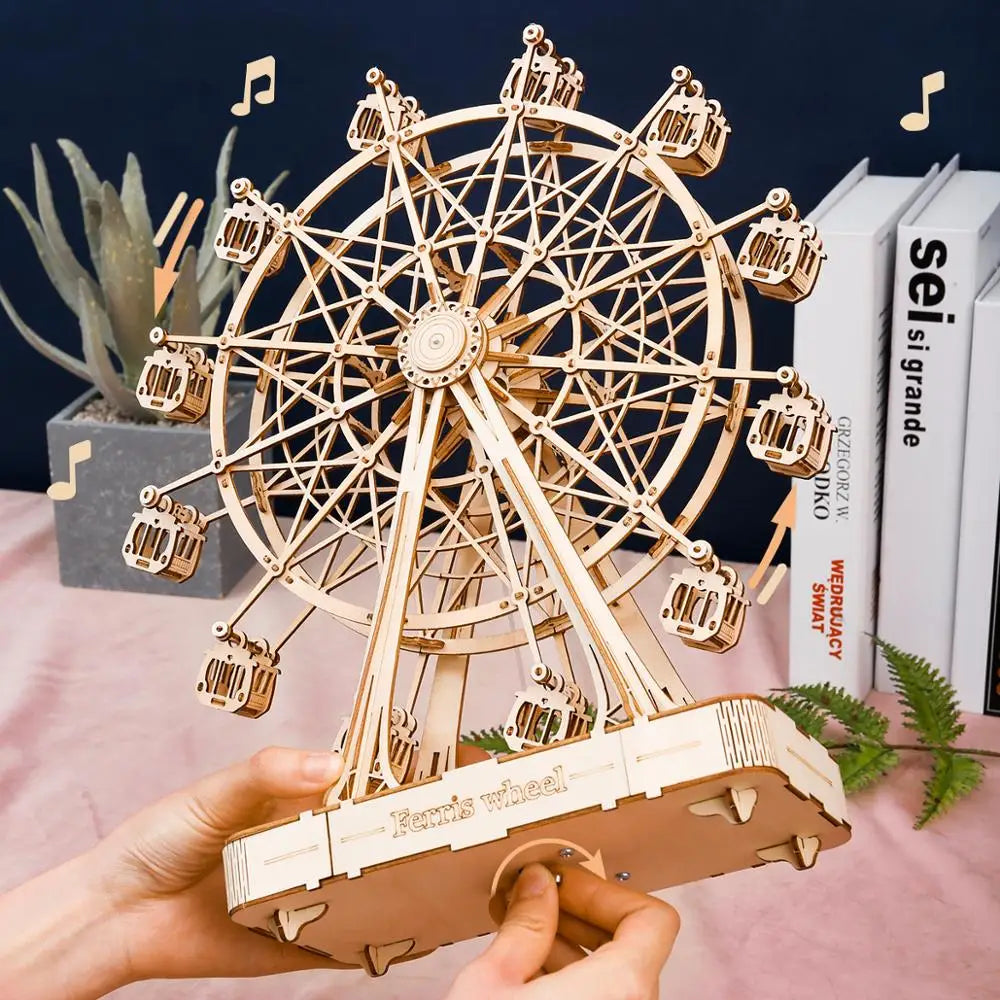 WoodCraft 3D Set - Creative Big Wheel Building Kit