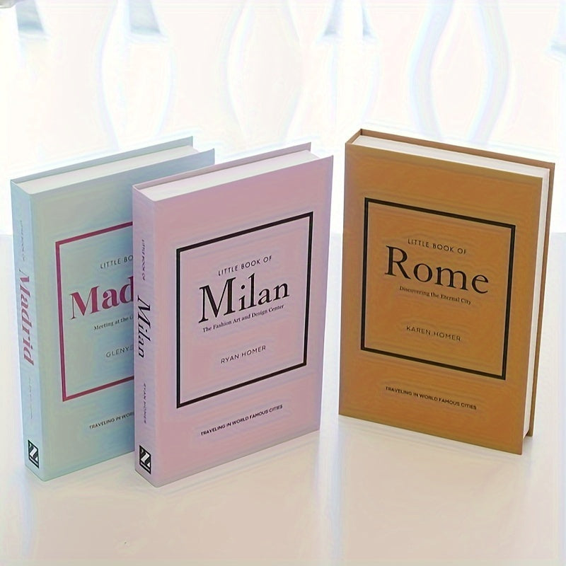 ChicBooks - Elegant Bookends Set in Cream Color