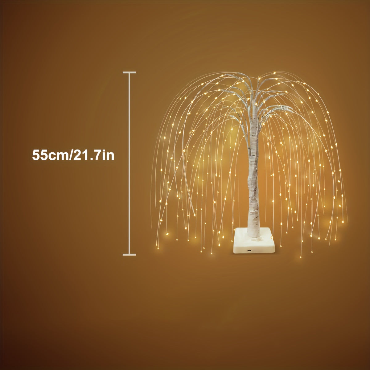 WillowGlow – Romantic Table Lamp with 192 LED Lights