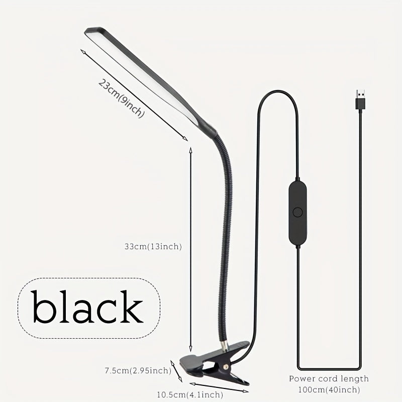 FlexiGlow - Adjustable LED Desk Lamp with Clamp