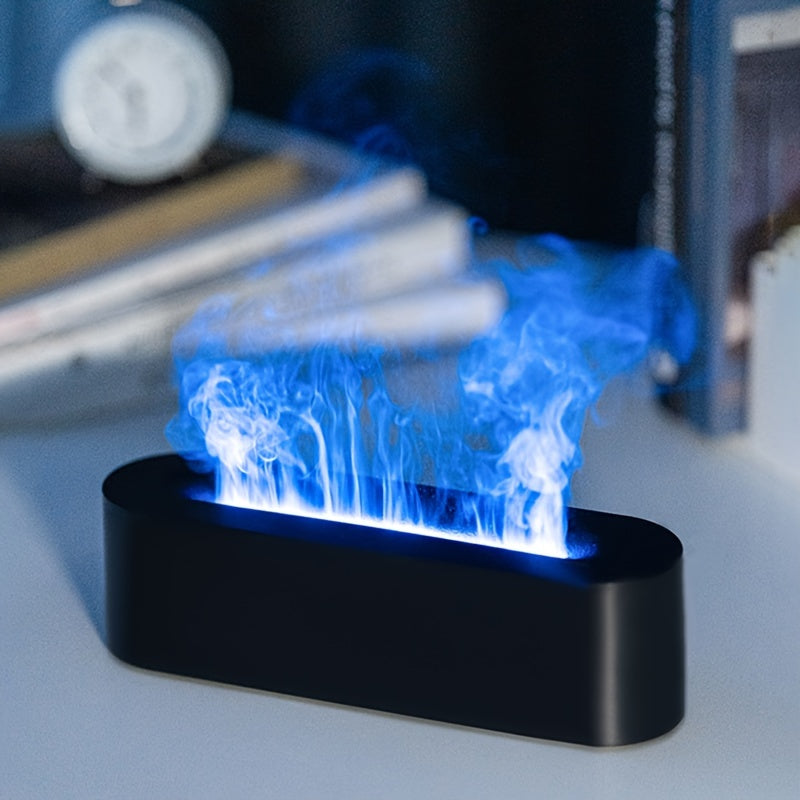 FlameGlow – USB Aroma Lamp with Colorful Flame