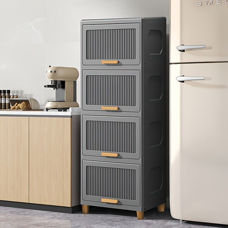 SleekStorage - Waterproof Flip-Top Storage Cabinet for the Home