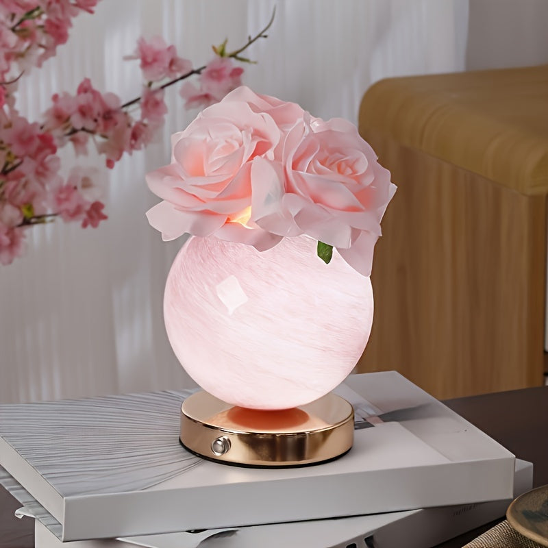LumiDecor – Stylish LED Table Lamp with USB Charging Function