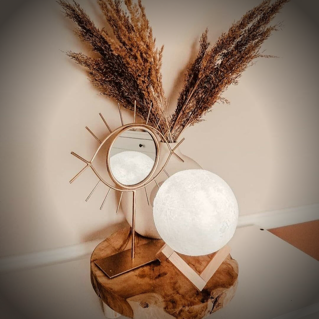 Magical Moonlight - with Wireless Touch Control and Wooden Stand