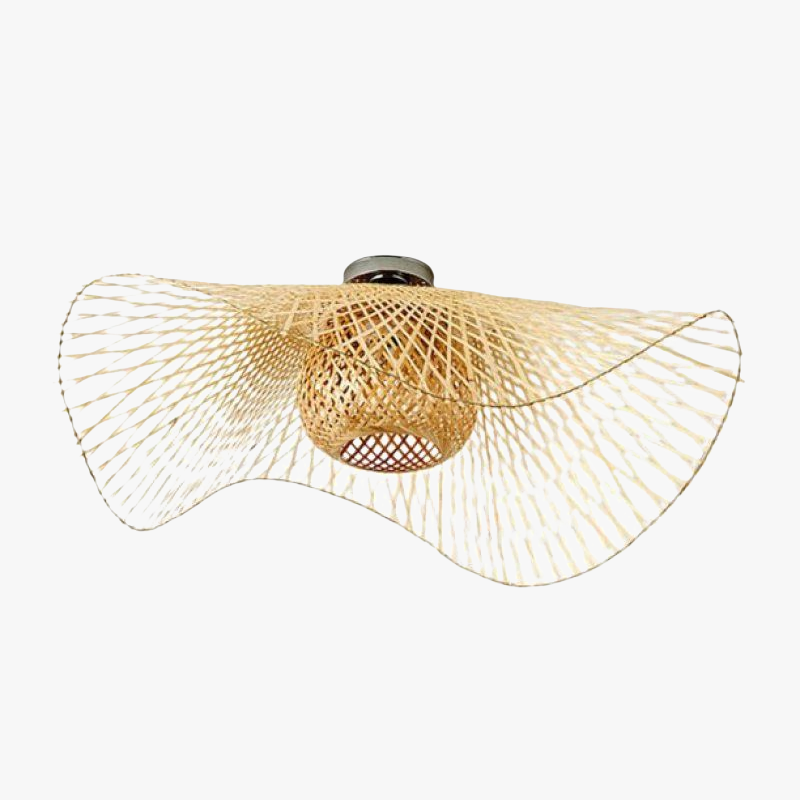 MutoCraft Hänge - Elegant Rotan Taklampa i Japansk Stil