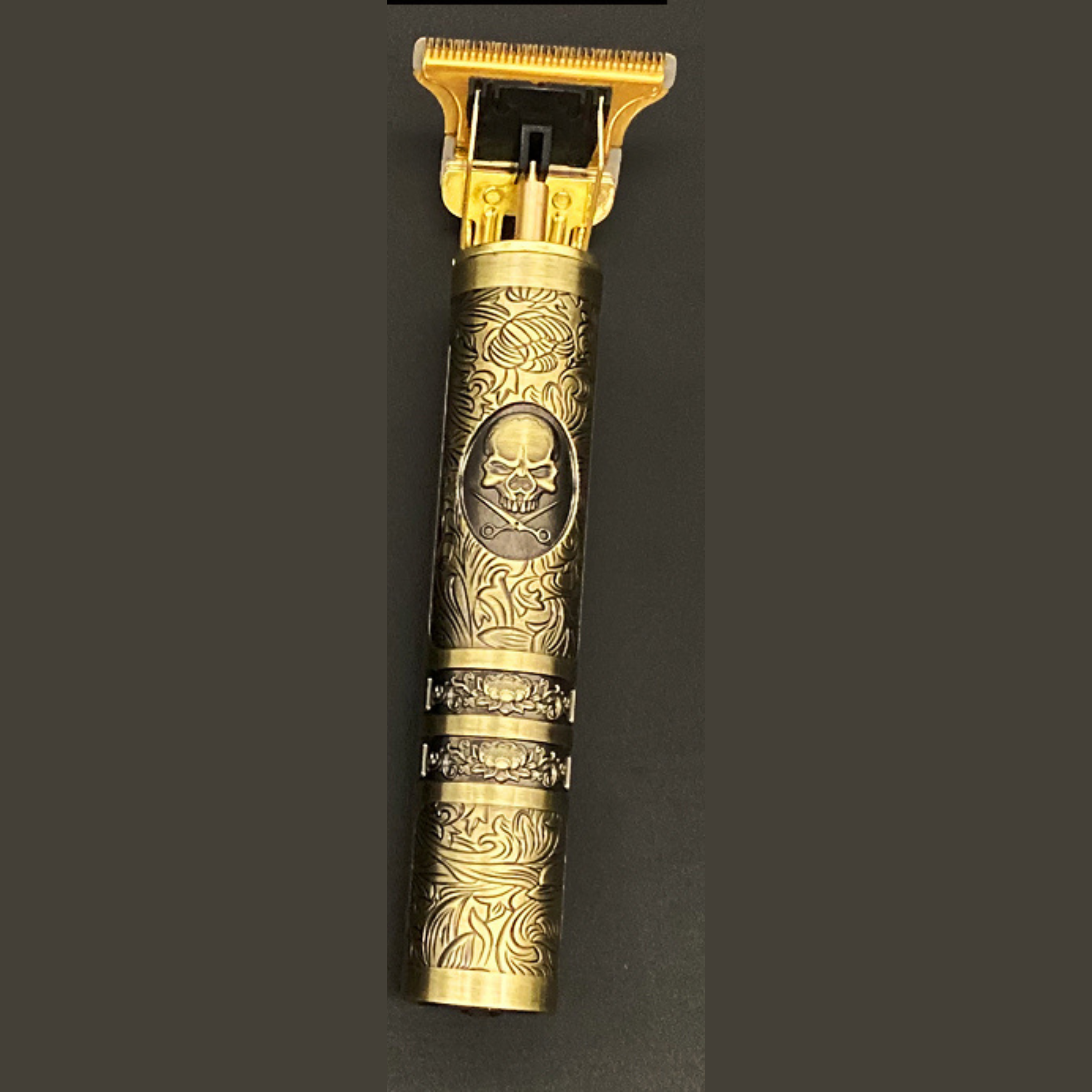 SkullTrim – Vintage Rechargeable Beard Trimmer with Attachments